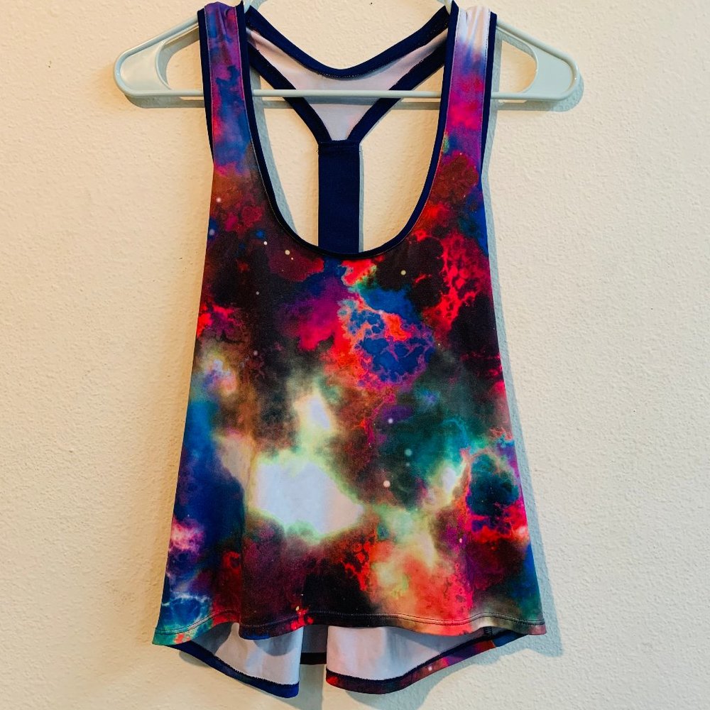 🖤 Cosmic Galaxy Workout Tank
